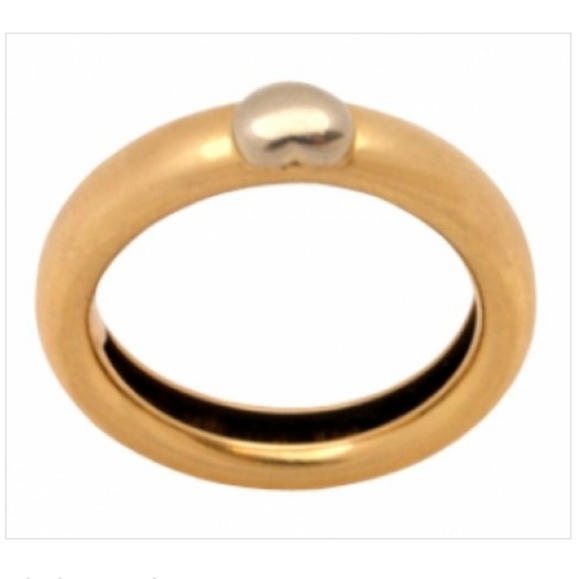 18K Tiffany & Co. Puffy Heart Yellow Gold Ring Tiffany & Co. Just to Say I LOVE - Picture 2 of 5